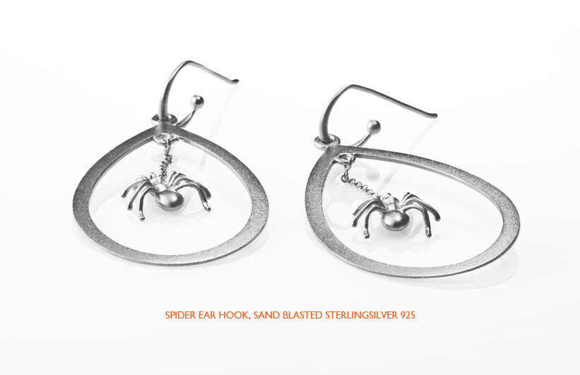 Spider hook silver